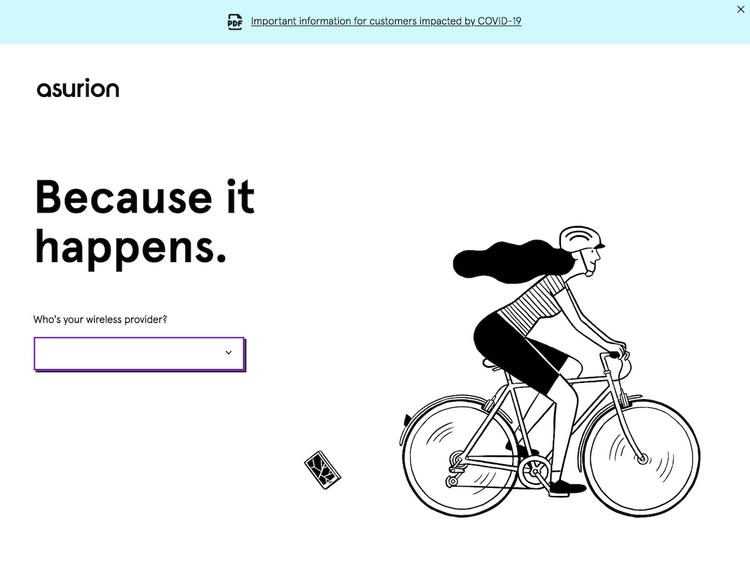 Screenshot of PhoneClaim.com